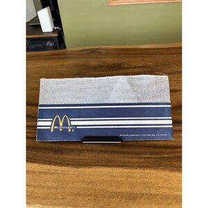 RARE Vintage 1970's McDonald's Employee (Blue) Paper Hat (Cellucap)